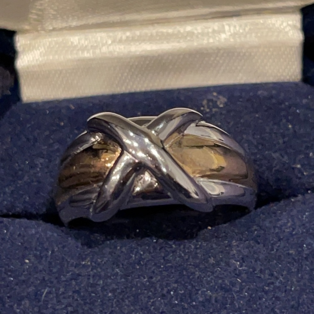 X 925 SS Ring Two Tone